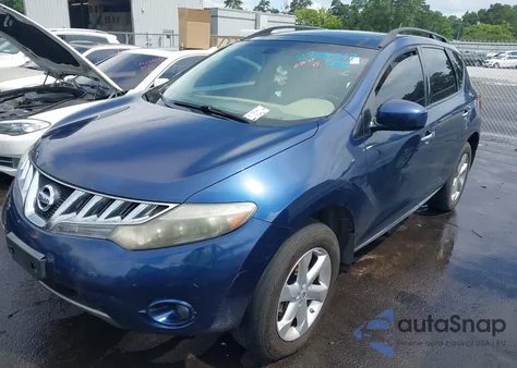 2010 Nissan Murano Sl из США, поврежденный, VIN JN8AZ1MW1AW109598